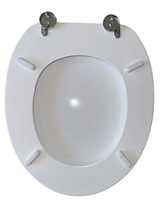 Sedile WC Universale Regolabile in MDF Antibatterico – Facile Montaggio - IDRAULICAMENTESedile WC Universale Regolabile in MDF Antibatterico – Facile Montaggio