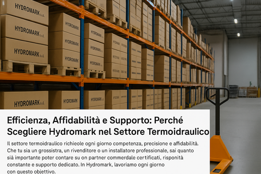 🔧 Efficienza, Affidabilità e Supporto: Perché Scegliere Hydromark nel Settore Termoidraulico