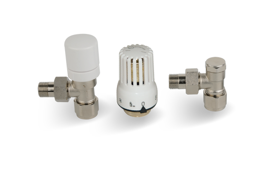 KIT TERMOSTATICO NICHELATO CLASSICO