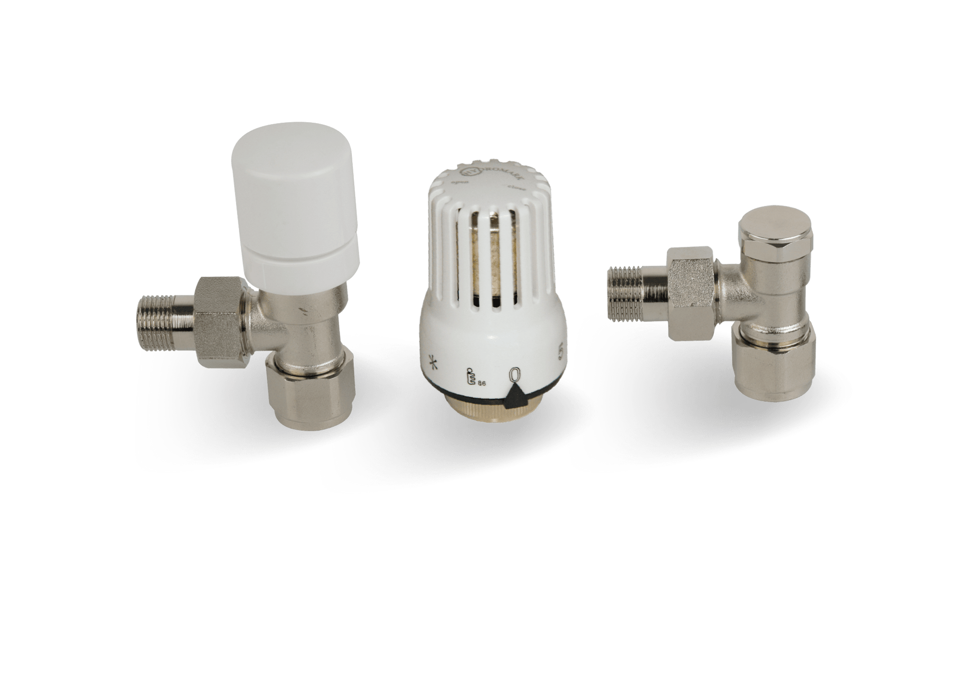 Kit Termostatici Nichelati – Vari Modelli Connessioni 3/8″ × 16 mm (Adattatori Inclusi) - IDRAULICAMENTEKit Termostatici Nichelati – Vari Modelli Connessioni 3/8″ × 16 mm (Adattatori Inclusi)